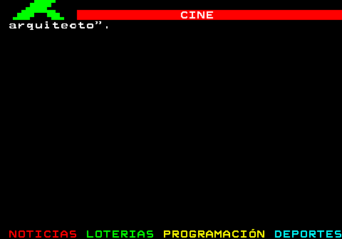 173.2. CINE. arquitecto .