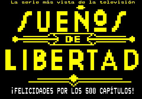 401.1. La serie más vista de la televisión. ¡FELICIDADES POR LOS 500 CAPÍTULOS!.