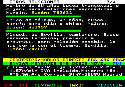 La Sexta Teletexto en WWW, Pagina La Sexta Teletexto en WWW, Pagina