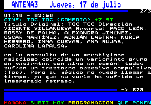 827.2. Mega Miércoles, 16 de julio. 2 2 01:56 - 02:45. FORJADO A FUEGO (FACTUAL). +12 ST. La carrera para crear el arma elegida en cada episodi - 828.